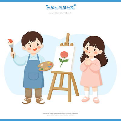 직업 교육 감정 관계 모션 문화예술 미술 사람 신체부위 체험학습 파일형식 벡터 어린이 그림 친구 즐거움 컬러 팔레트 캔버스 화가 취미 창의력 그리기 수업 작품 손 예술 표현 국내일러스트 AI파일 일러스트 어린이직업체험 직업체험