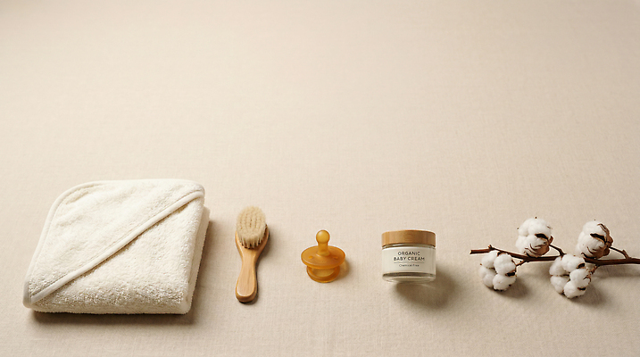 JPG 편집이미지 탁자 일상 부모 수건 목욕 신생아 붓 출산 노리개젖꼭지 크림 오브젝트 정리 돌봄 목화솜 편집실사 AI포토 AI콘텐츠 가구 가족 모션 라이프 위생용품 청결 아기용품 아기 솜 CG 파일형식