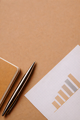 JPG 편집이미지 디자인 종이 통계 탁자 그래프 필기구 펜 사무용품 공책 기록 업무 작업 계획 준비 편집실사 AI포토 AI콘텐츠 가구 컨셉 문구용품 CG 파일형식