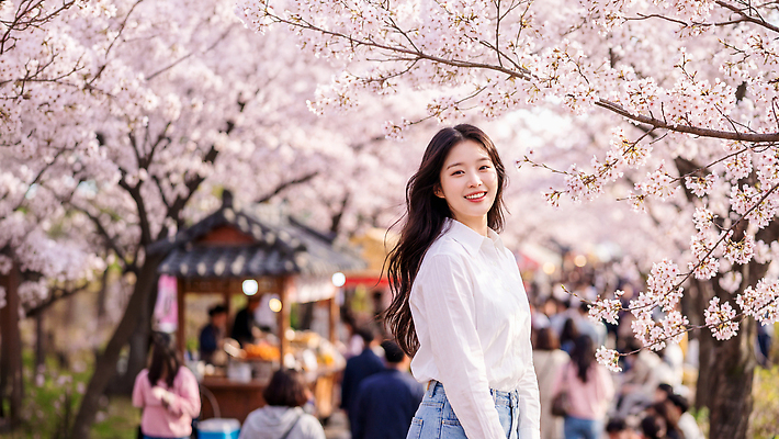JPG 나무 편집이미지 공원 여자 꽃 모션 자연 웃음 풍경 야외 일상 봄 벚꽃 의료성형뷰티 편집실사 AI인물포토 AI콘텐츠 식물 계절 공공시설 표정 사람 라이프 CG 생태계 파일형식 AI포토
