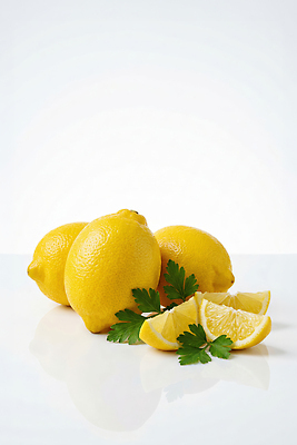 JPG 편집이미지 음식 조각 과일 재료 파슬리 건강 요리 노란색 주방 신선 상차림 레몬 허브 편집실사 AI포토 AI콘텐츠 식물 컬러 채소 CG 파일형식