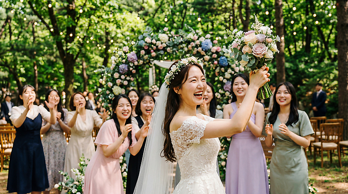 JPG 나무 편집이미지 행복 신부 꽃다발 웨딩드레스 가족 결혼식 사랑 웃음 이벤트 야외 친구 축하 들러리 하객 의료성형뷰티 편집실사 AI인물포토 AI콘텐츠 식물 드레스 꽃 감정 결혼 컨셉 관계 표정 고객 CG 파일형식 AI포토