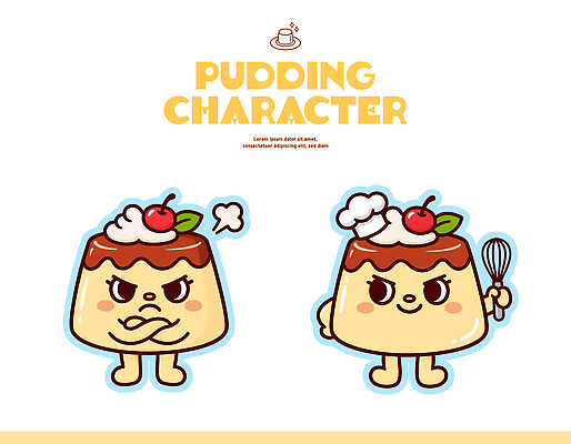 캐릭터 디자인 음료 상징 과일 일러스트 모션 디저트 아이디어 표정 요리 컵 디지털 주방 유머 크림 즐거움 푸딩 일러캐릭터 AI파일 식기 감정 음식 컨셉 파일형식 벡터