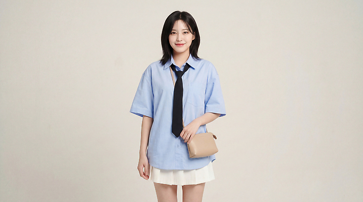 JPG 편집이미지 손 옷 여자 패션 셔츠 가방 모션 넥타이 표정 미소 치마 찍기 의료성형뷰티 스타일 편집실사 AI인물포토 AI콘텐츠 잡화 상의 하의 사람 신체부위 CG 파일형식 AI포토