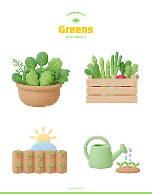 PSD 식물 편집이미지 디자인 채소 씨앗 물 상자 3D 바구니 흙 당근 물뿌리개 상추 오브젝트 원예 아스파라거스 봄나물 편집3D 자연요소 뿌리채소 취미 디지털합성 나물 파일형식