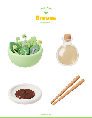 PSD 편집이미지 그릇 음식 채소 재료 젓가락 자연 식탁 건강 요리 주방 식사 준비 봄나물 편집3D 식기 탁자 수저 3D 생태계 나물 파일형식