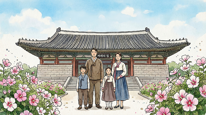 JPG 전통 꽃 행복 문화 여행 일러스트 가족 모션 기념 한국 사랑 미소 풍경 건물 공간 그룹 역사 한복 무궁화 독립기념일 국내일러스트 AI일러스트 AI콘텐츠 식물 한국전통 건축물 기념일 감정 아시아 관계 표정 전통의상 독립 파일형식