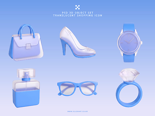 PSD 편집이미지 디자인 패션 안경 신발 가방 그래픽 파란색 쇼핑 디지털 반지 투명 손목시계 향수 오브젝트 스타일 편집3D 잡화 시계 컬러 장신구 3D 화장품 파일형식
