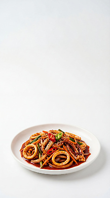 JPG 편집이미지 접시 음식 채소 재료 고추 탁자 한국 요리 식사 양념 맛 오징어 볶음 간장 오징어볶음 편집실사 AI포토 AI콘텐츠 식기 아시아 가구 컨셉 연체동물 수중동물 CG 파일형식