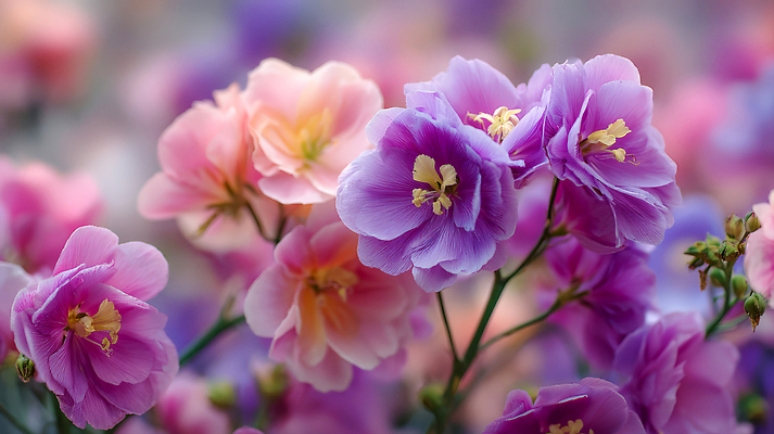 JPG 식물 편집이미지 꽃 분홍색 컬러 자연 생명 운동 정원 보라색 봄 꽃집 만개 편집실사 AI컴퓨터그래픽 AI콘텐츠 계절 건강 상점 CG 생태계 파일형식