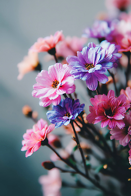 JPG 식물 편집이미지 꽃잎 꽃 컬러 꽃다발 자연 생명 정원 봄 감상 개화 혼합 식물원 뷰티풀 편집실사 AI컴퓨터그래픽 AI콘텐츠 계절 CG 생태계 파일형식