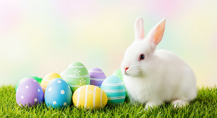 JPG 동물 편집이미지 컬러 백그라운드 가족 자연 디저트 야외 장식 귀여움 계란 축제 봄 토끼 부활절계란 부드러움 편집실사 AI컴퓨터그래픽 AI콘텐츠 계절 음식 컨셉 포유류 관계 부활절 반려동물 알 감각 CG 생태계 파일형식