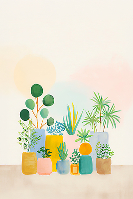 JPG 식물 꽃 화분 컬러 백그라운드 일러스트 자연 탁자 실내 선물 장식 초록색 농장 꽃집 책상 친환경 수경재배 테마 디지털아트 국내일러스트 AI일러스트 AI콘텐츠 가구 농업 내부 환경 상점 생태계 파일형식