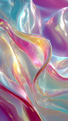 JPG 편집이미지 디자인 예술 컬러 패턴 곡선 유리 표면 빛 반사 흐름 제조 배열 질감 웨이브 홀로그램 이미지편집 AI컴퓨터그래픽 AI콘텐츠 선 컨셉 무늬 재질 파일형식