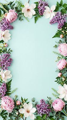 JPG 식물 편집이미지 꽃 컬러 꽃다발 백그라운드 잎 자연 장식 파란색 봄 다양 자주색 화사함 수국 꽃프레임 모란 편집실사 AI포토 AI콘텐츠 계절 다수 컨셉 프레임 CG 생태계 파일형식