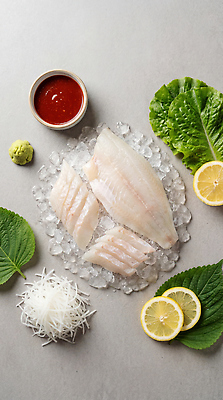 JPG 편집이미지 음식 채소 재료 어류 요리 얼음 식사 생선회 고추장 상추 고추냉이 레몬 해산물 준비 광어 광어회 편집실사 AI포토 AI콘텐츠 자연요소 과일 수중동물 회 양념 CG 파일형식