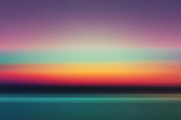 JPG 편집이미지 바다 컬러 모션 자연 하늘 풍경 해변 파란색 주황색 수면 변화 저녁 그라데이션 오로라 수평선 이미지편집 AI컴퓨터그래픽 AI콘텐츠 컨셉 자연현상 물 야간 생태계 파일형식