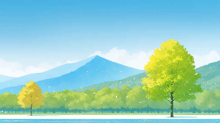JPG 나무 계절 공원 잎 일러스트 자연 하늘 바람 날씨 산 풍경 잔디 일상 초록색 여름 봄 산책 숲 그림 남산 국내일러스트 AI일러스트 AI콘텐츠 자연요소 식물 공공시설 컬러 휴식 서울 라이프 생태계 랜드마크 파일형식