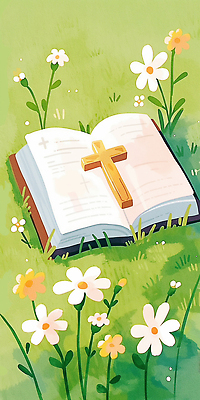 JPG 나무 식물 꽃 기독교 종교 문화 상징 십자가 일러스트 자연 일상 여름 독서 소풍 믿음 정원 성경 조용 국내일러스트 AI일러스트 AI콘텐츠 계절 감정 종교용품 라이프 야외활동 생태계 파일형식