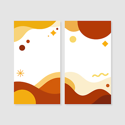 모양 디자인 포스터 예술 컬러 백그라운드 패턴 곡선 일러스트 추상 풍경 그래픽 세트 갈색 노란색 주황색 공간 점 벡터 미니멀 국내일러스트 AI파일 선 무늬 파일형식