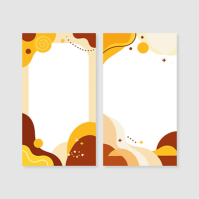 편집 디자인 종이 예술 선 컬러 백그라운드 패턴 곡선 일러스트 추상 프레임 형상 그래픽 장식 세트 갈색 직사각형 창의성 국내일러스트 AI파일 도형 무늬 파일형식 벡터