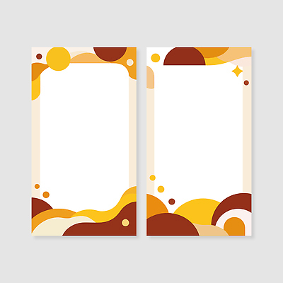 디자인 컬러 백그라운드 패턴 일러스트 아이디어 프레임 그래픽 장식 세트 갈색 스크린 공백 표현 원형 모던 기하학 조합 창작 국내일러스트 AI파일 도형 컨셉 무늬 파일형식 벡터