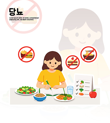 음식 다이어트 채소 과일 일러스트 건강 육류 소녀 물 운동 식사 계획 먹기 칼로리 식단 단백질 당뇨병 식습관 저칼로리 탄수화물 국내일러스트 AI파일 자연요소 여자 어린이 컨셉 식재료 모션 질병 영양소 파일형식 벡터