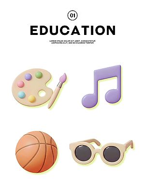 PSD 편집이미지 디자인 교육 문화 초등학생 예술 음악 컬러 학교 농구공 초등학교 초등교육 그래픽 학습 선글라스 팔레트 그림 창의성 편집3D 학생 안경 공 문화예술 농구 사람 3D 파일형식