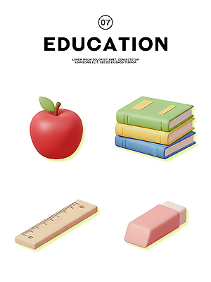 PSD 편집이미지 학생 교육 초등학생 교실 학교 교재 자 초등학교 실험 초등교육 책 학습 자료 도구 사과 오브젝트 지우개 편집3D 과일 문구용품 학용품 사람 3D 파일형식