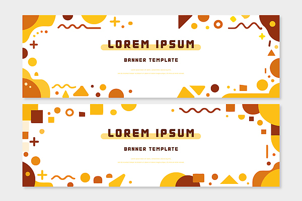 도형 템플릿 디자인 배너 배너템플릿 가로배너 컬러 패턴 그래픽 갈색 알림 만들기 기하학 마케팅 창의성 브랜딩 배너세트 AI파일 무늬 모션 가로 세트 파일형식 벡터