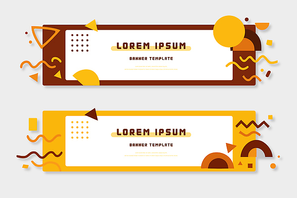 도형 템플릿 디자인 배너 배너템플릿 가로배너 예술 컬러 패턴 그래픽 갈색 모던 온라인 꾸미기 대칭 흥미 배너세트 AI파일 컨셉 무늬 가로 세트 파일형식 벡터