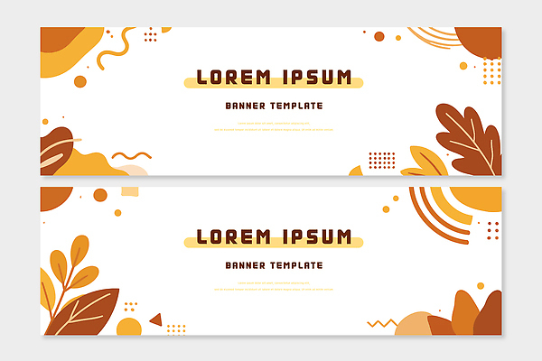 도형 템플릿 디자인 배너 배너템플릿 가로배너 컬러 백그라운드 그래픽 홈페이지 갈색 그림 소셜미디어 스타일 배너세트 사용자 미니멀 AI파일 가로 세트 파일형식 벡터