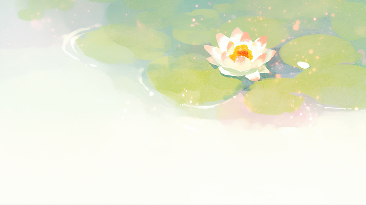 JPG 식물 꽃 컬러 백그라운드 일러스트 자연 연꽃 물 여름 빛 환경 정원 연못 수면 수중식물 수조 연잎 생태계 수로 수경재배 국내일러스트 AI일러스트 AI콘텐츠 자연요소 계절 잎 파일형식