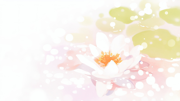 JPG 식물 꽃잎 꽃 컬러 잎 일러스트 자연 연꽃 풍경 물 여름 반사 물방울 연못 수면 수중식물 수조 연습 주위 장면 수분_꽃가루 국내일러스트 AI일러스트 AI콘텐츠 자연요소 계절 생태계 파일형식