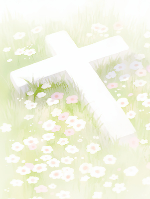 JPG 꽃 종교 상징 십자가 꽃밭 일러스트 자연 생명 풍경 초원 평화 일몰 봄 공간 흰색 추억 그리움 조화 뷰티풀 오늘 국내일러스트 AI일러스트 AI콘텐츠 식물 계절 감정 컬러 컨셉 노을 생태계 파일형식