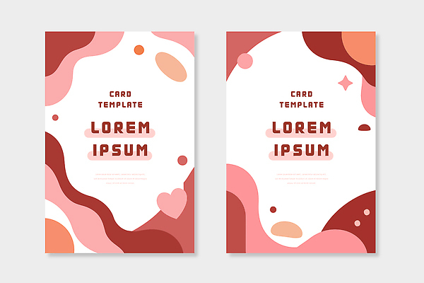 모양 디자인 예술 분홍색 컬러 백그라운드 일러스트 텍스트 그래픽 세트 갈색 배열 기본 나란히 내용 단순화된 스타일 국내일러스트 AI파일 파일형식 벡터