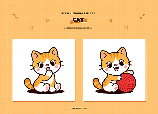 동물 캐릭터 감정 동물캐릭터 컨셉 2 포유류 내부 건물 반려동물 고양이 파일형식 벡터 실타래 놀이 귀여움 즐거움 그림 키치 모션 식사 두마리 컬러 주택 실내 디자인 일러캐릭터 AI파일 일러스트 고양이캐릭터