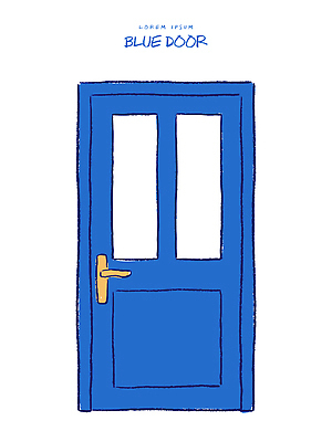모양 디자인 예술 컬러 일러스트 창문 유리 출입구 실내 손잡이 야외 내부 파란색 문 금색 오픈 구출 그림 장면 직사각형 락 국내일러스트 AI파일 도형 재질 도움 로큰롤 파일형식 벡터