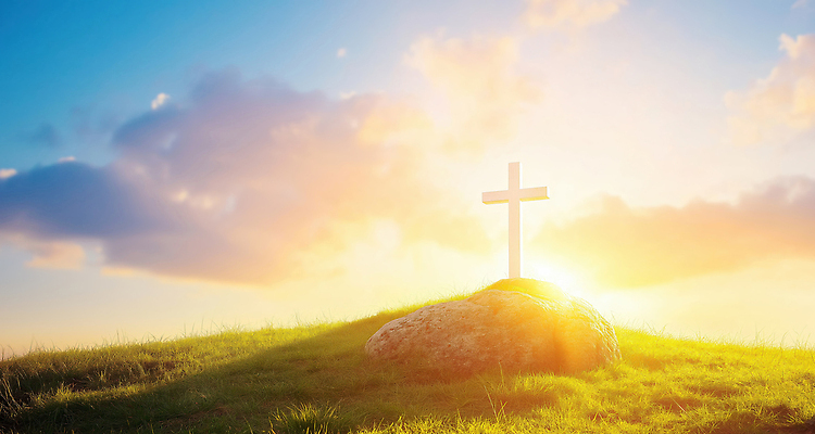 JPG 편집이미지 종교 십자가 자연 하늘 아침 산 빛 햇빛 태양 일몰 공간 시간 작업 언덕 이미지편집 AI컴퓨터그래픽 AI콘텐츠 주간 자연요소 노을 생태계 파일형식