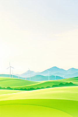 JPG 나무 일러스트 자연 하늘 바람 산 풍경 초원 여름 햇빛 농장 환경 촬영 공간 하이킹 에너지 풍력에너지 땅 바람개비 지역 풍력기 뷰티풀 국내일러스트 AI일러스트 AI콘텐츠 자연요소 식물 계절 농업 레저 날씨 태양 그린에너지 생태계 파일형식