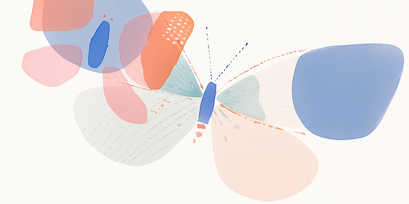 JPG 모양 동물 디자인 예술 분홍색 컬러 나비 백그라운드 날개 일러스트 상상 자연 하늘 파란색 주황색 자유 비행 뷰티풀 국내일러스트 AI일러스트 AI콘텐츠 곤충 컨셉 생태계 파일형식