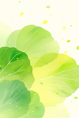 JPG 식물 디자인 음식 컬러 백그라운드 잎 채소 일러스트 재료 자연 건강 요리 그래픽 초록색 여름 농장 신선 배추 그림 생동감 국내일러스트 AI일러스트 AI콘텐츠 계절 농업 생태계 파일형식