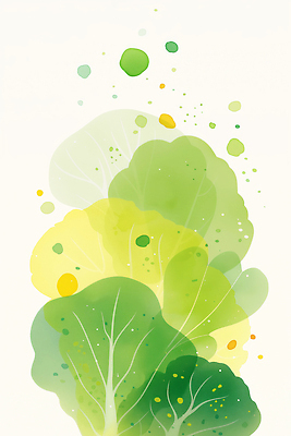 JPG 모양 식물 디자인 예술 컬러 백그라운드 잎 농업 채소 일러스트 자연 수채화 초록색 환경 물감 그림 부드러움 비율 창의성 특징 국내일러스트 AI일러스트 AI콘텐츠 산업 미술도구 감각 생태계 파일형식