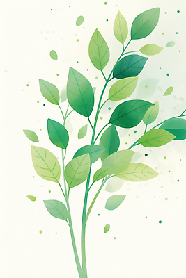 JPG 모양 식물 디자인 예술 줄기 컬러 백그라운드 잎 일러스트 자연 생명 수채화 그래픽 초록색 환경 성장 관찰 그림 봄바람 뷰티풀 국내일러스트 AI일러스트 AI콘텐츠 모션 바람 생태계 파일형식