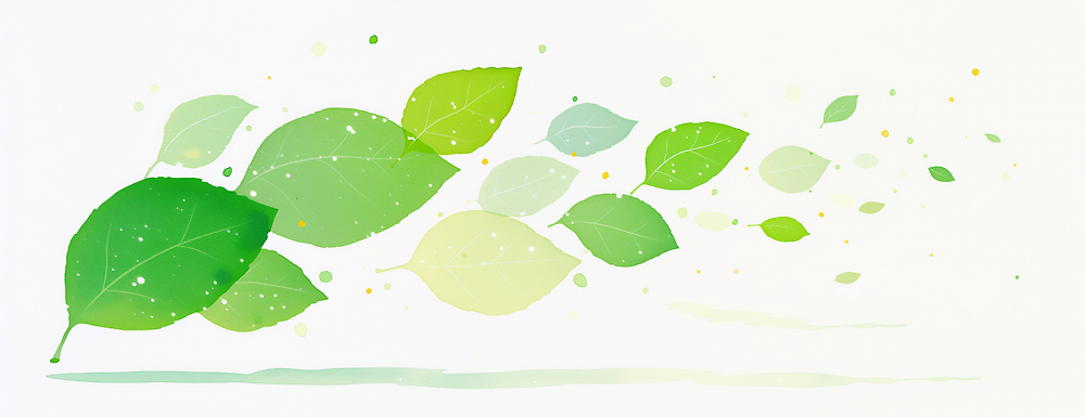 JPG 모양 나무 식물 디자인 컬러 잎 일러스트 모션 자연 생명 바람 수채화 공중 초록색 여름 환경 소리 흐름 크기 생태계 봄바람 국내일러스트 AI일러스트 AI콘텐츠 자연요소 계절 컨셉 날씨 파일형식