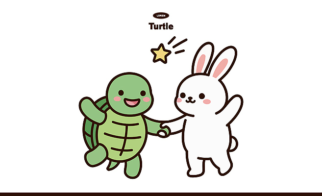 동물 캐릭터 디자인 행복 별 일러스트 상상 생명 동화 이야기 사랑 웃음 친구 귀여움 손잡기 토끼 색칠 거북이 교감 일러캐릭터 AI파일 자연요소 감정 컨셉 포유류 관계 파충류 모션 표정 반려동물 파일형식 벡터