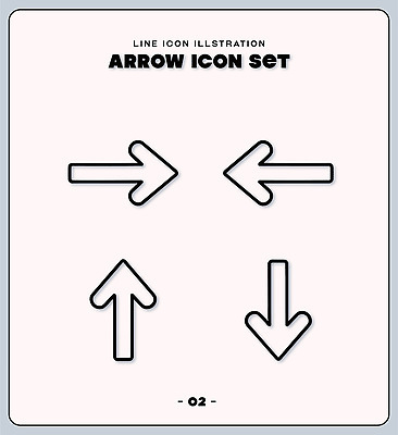 모양 아이콘 디자인 화살표 선 상징 표시 그래픽 표현 방향 사용방법 2D아이콘 AI파일 방법 파일형식 벡터