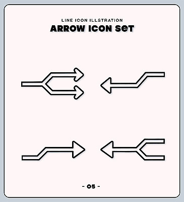 도형 아이콘 디자인 화살표 선 상징 표시 그래픽 컴퓨터 웹 지시 방향 심플 2D아이콘 AI파일 인터넷 모션 전자제품 파일형식 벡터