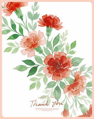 식물 기념일 꽃 감정 컬러 컨셉 파일형식 카네이션 감사 디자인 그림 수채화 빨간색 초록색 백그라운드 인증 축하 생일 이벤트 선물 메시지 장식 창작 일러스트 국내일러스트 PSD 카드
