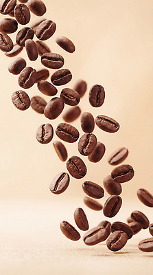 JPG 식물 편집이미지 커피 음료 컬러 백그라운드 아침 공중 갈색 카페 원두 질감 카페인 편집실사 AI컴퓨터그래픽 AI콘텐츠 주간 상점 CG 파일형식